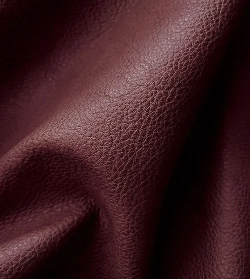 Oxblood leather swatch