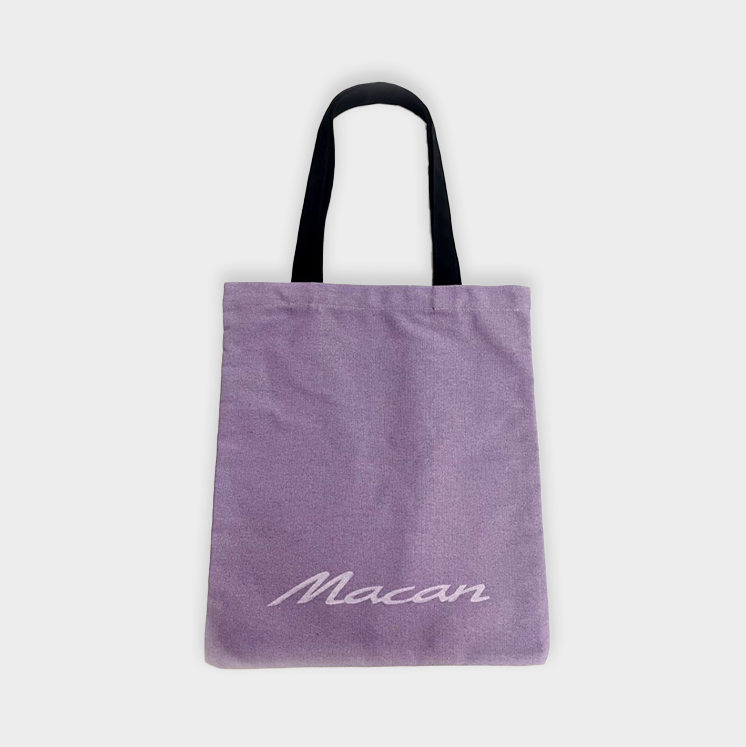 custom branded tote bag purper