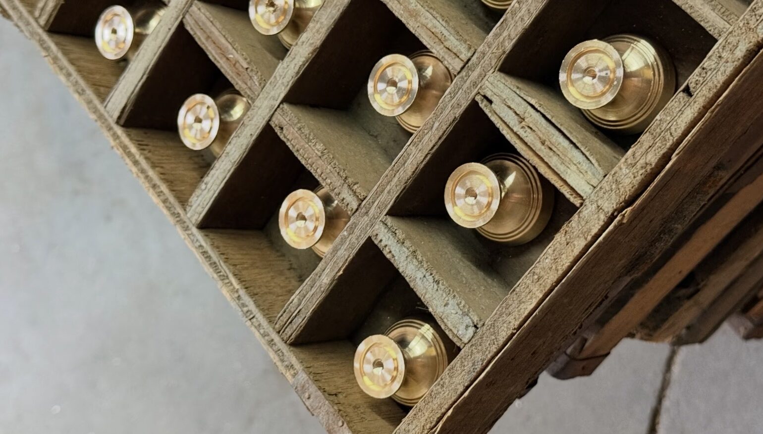 Brass hardware finish 